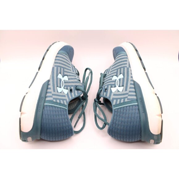 Under Armour Mens 8.5 Speedform Gemini 3 Running Shoes Marlin Blue Fresco Green - Picture 4 of 10